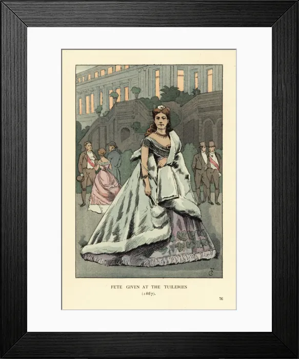 Framed Print : Fete given at the Tuileries, 1867 Framed Print : Fete given at the Tuileries, 1867