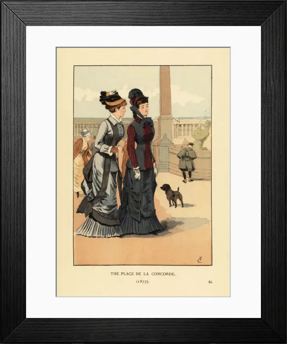 Framed Print : Place de la Concorde, Paris, 1877 Framed Print : Place de la Concorde, Paris, 1877