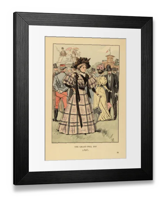 Framed Print : The Grand Prix Day, 1895 Framed Print : The Grand Prix Day, 1895