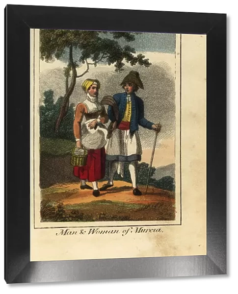 Man and woman of Murcia, Spain, 1818