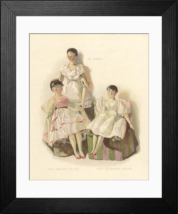 Framed Print : Dolls off ballet master Albert with dancers Melanie Framed Print : Dolls off ballet master Albert with dancers Melanie