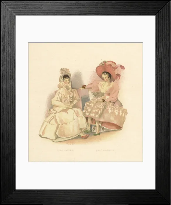 Framed Print : Doll representing courtiers Lady Maria Arnold Framed Print : Doll representing courtiers Lady Maria Arnold