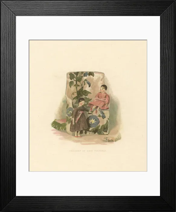 Framed Print : Doll representing children of courtier Lady Isabella Framed Print : Doll representing children of courtier Lady Isabella