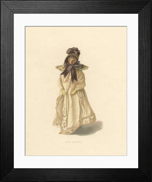 Framed Print : Doll representing Miss Arnold Framed Print : Doll representing Miss Arnold