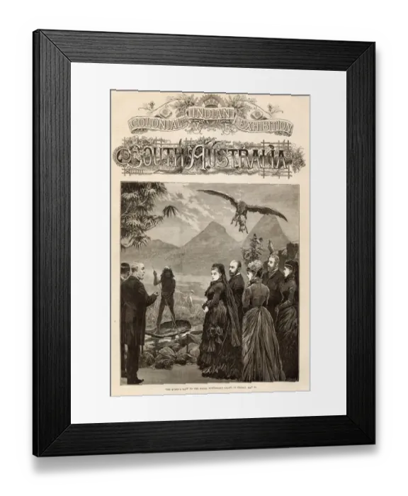 Framed Print : Queen Victoria pictured visiting the South Australian Court at the Colonial Framed Print : Queen Victoria pictured visiting the South Australian Court at the Colonial