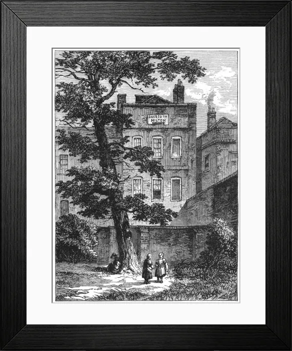 Framed Print : John Miltons house Framed Print : John Miltons house