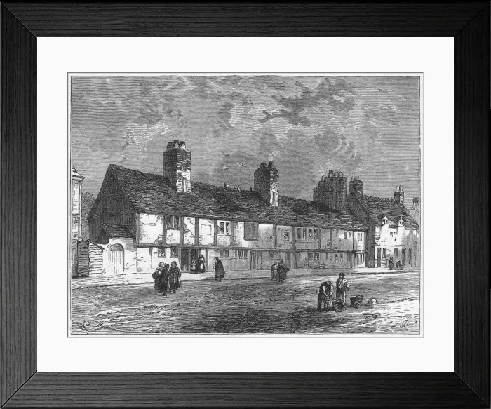 Framed Print : Van Duns almshouses Framed Print : Van Duns almshouses