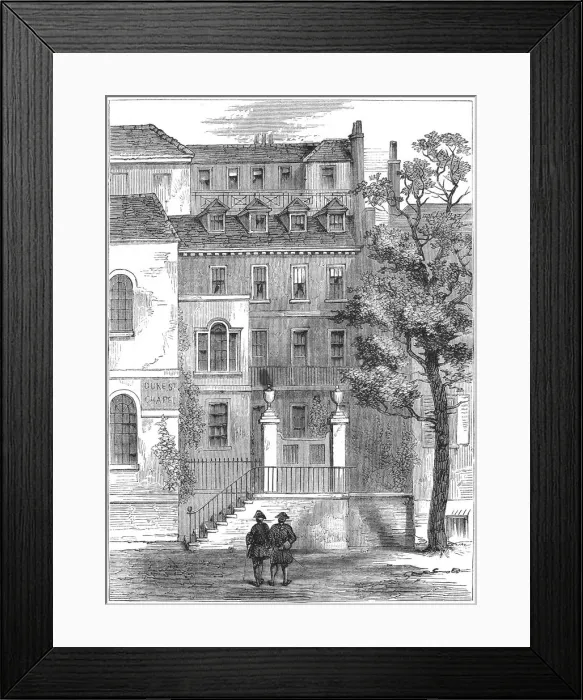 Framed Print : Judge Jeffreys house Framed Print : Judge Jeffreys house