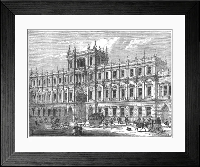 Framed Print : Burlington House Framed Print : Burlington House