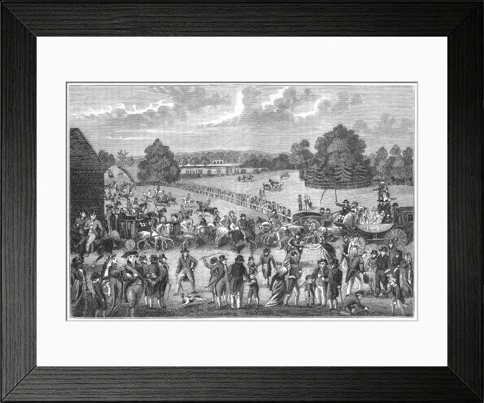 Framed Print : Hyde Park 1804 Framed Print : Hyde Park 1804