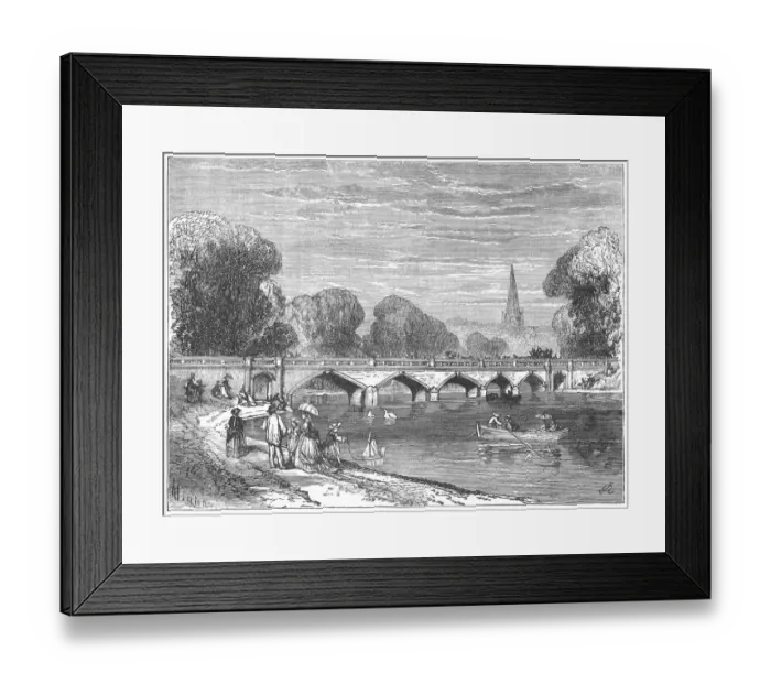 Framed Print : Serpentine Bridge Framed Print : Serpentine Bridge