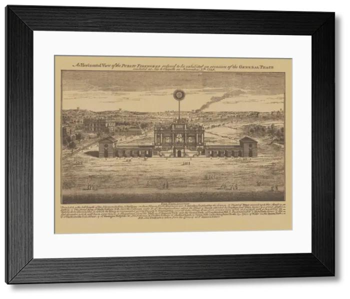 Framed Print : Green Park rejoicings Framed Print : Green Park rejoicings