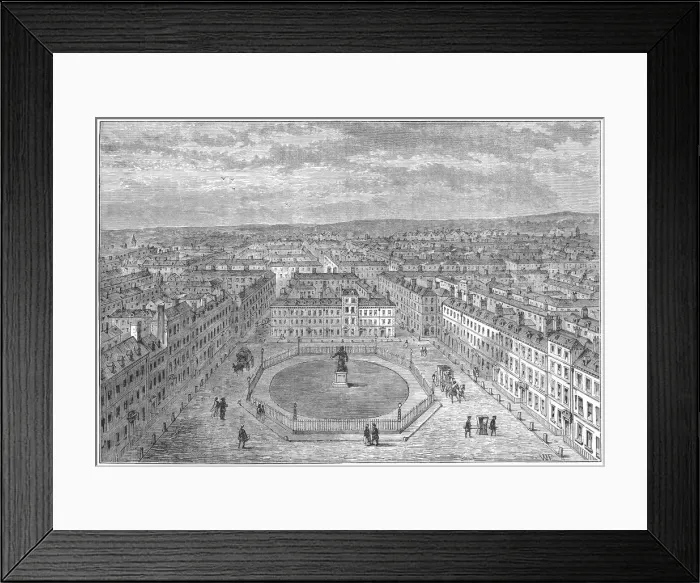 Framed Print : Golden Square Framed Print : Golden Square