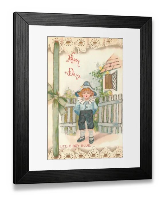 Framed Print : Little Boy Blue Framed Print : Little Boy Blue