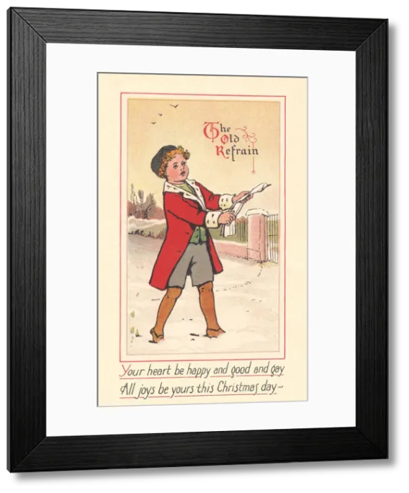 Framed Print : Edwardian Greetings