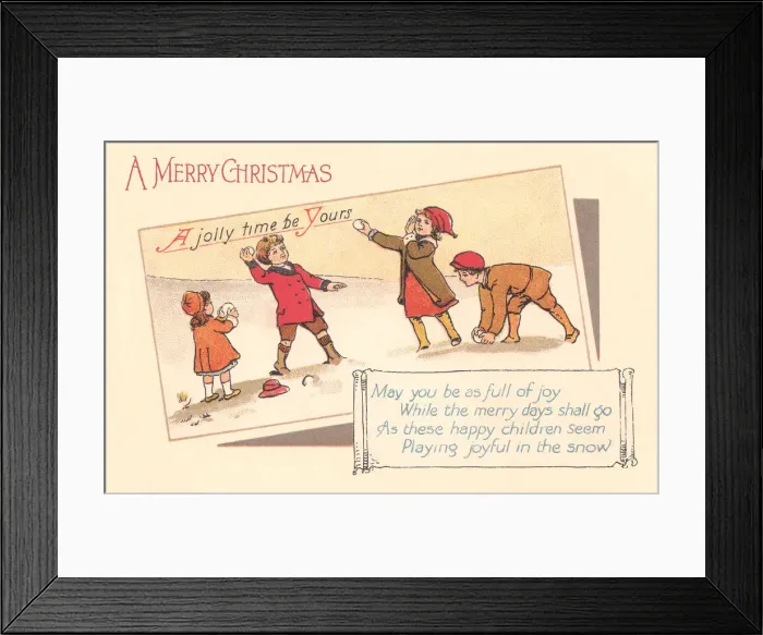 Framed Print : Edwardian Greetings Framed Print : Edwardian Greetings