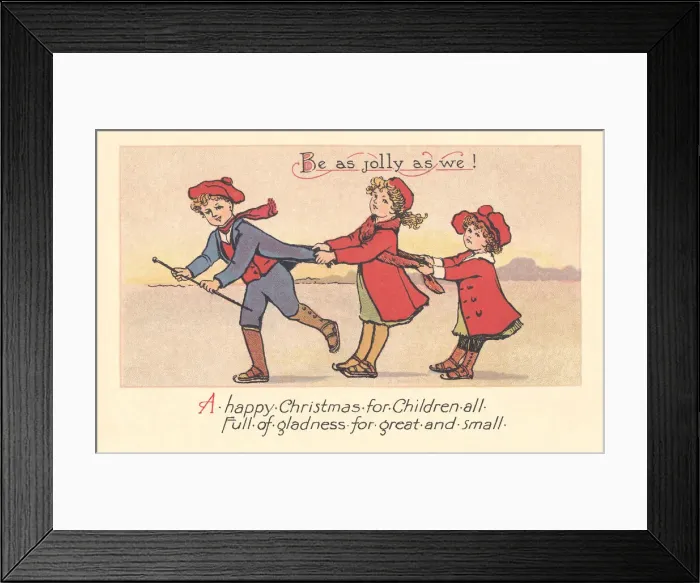 Framed Print : Edwardian Greetings Framed Print : Edwardian Greetings