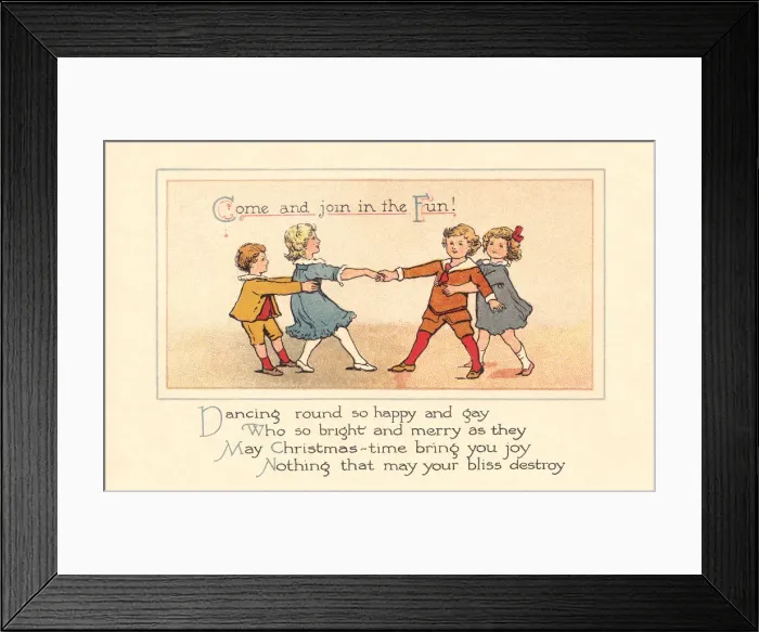 Framed Print : Edwardian Greetings Framed Print : Edwardian Greetings