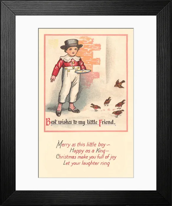 Framed Print : Edwardian Greetings Framed Print : Edwardian Greetings
