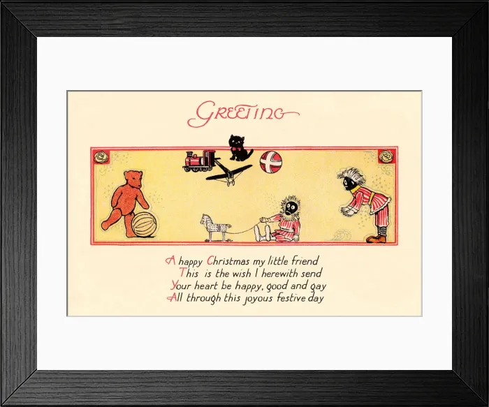 Framed Print : Edwardian Greetings Framed Print : Edwardian Greetings