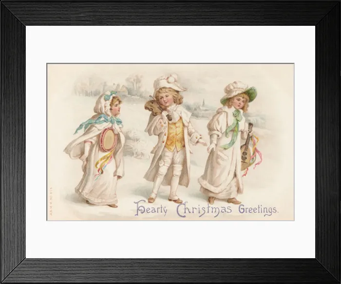 Framed Print : Edwardian Greetings Framed Print : Edwardian Greetings