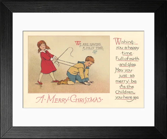 Framed Print : Edwardian Greetings Framed Print : Edwardian Greetings