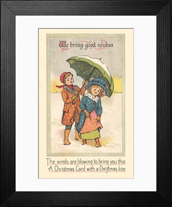 Framed Print : Edwardian Greetings Framed Print : Edwardian Greetings