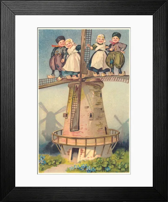 Framed Print : Dutch children Framed Print : Dutch children