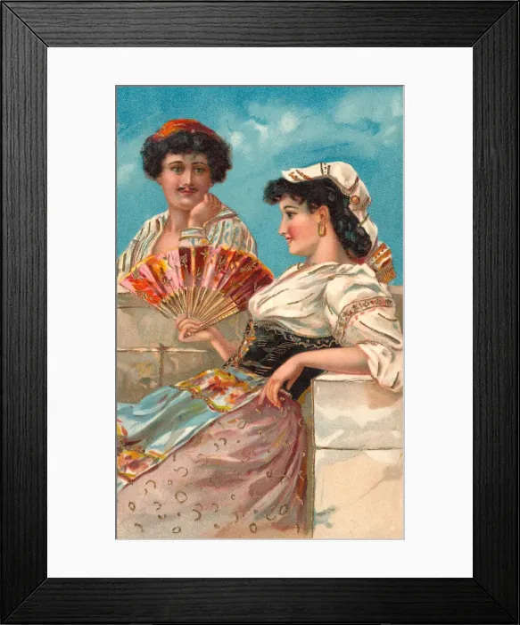 Framed Print : Romantic Italians Framed Print : Romantic Italians