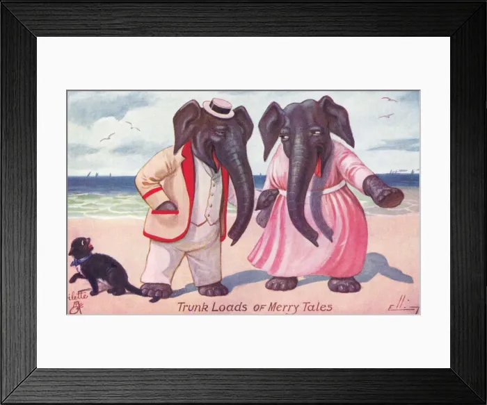 Framed Print : Anthropomorphic jumbos Framed Print : Anthropomorphic jumbos