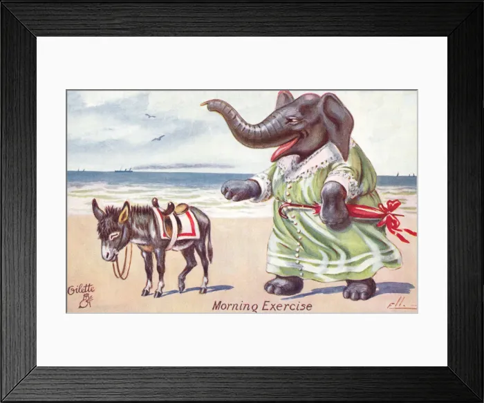 Framed Print : Anthropomorphic animals Framed Print : Anthropomorphic animals