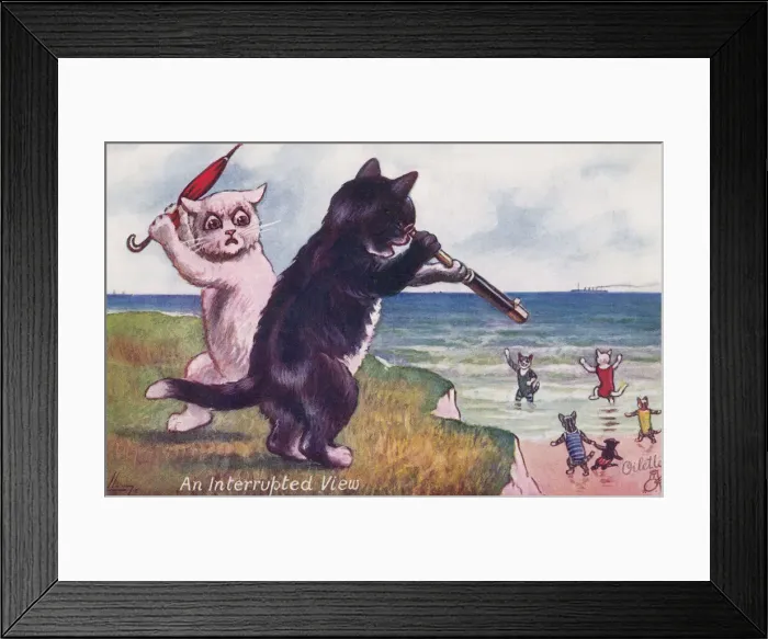 Framed Print : Anthropomorphic cats Framed Print : Anthropomorphic cats