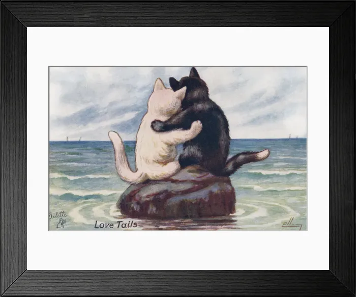 Framed Print : Anthropomorphic cats Framed Print : Anthropomorphic cats
