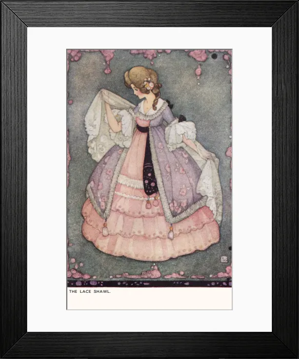 Framed Print : Lace shawl Framed Print : Lace shawl
