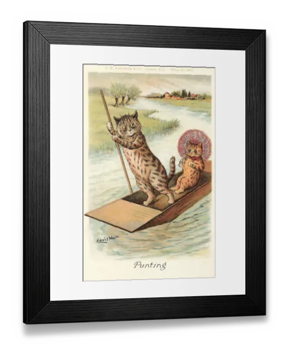Framed Print : Anthropomorphic cats Framed Print : Anthropomorphic cats