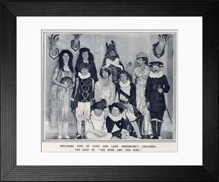 Framed Print : The cast of The Rose and the Ring starring five of the children of Lord Framed Print : The cast of The Rose and the Ring starring five of the children of Lord