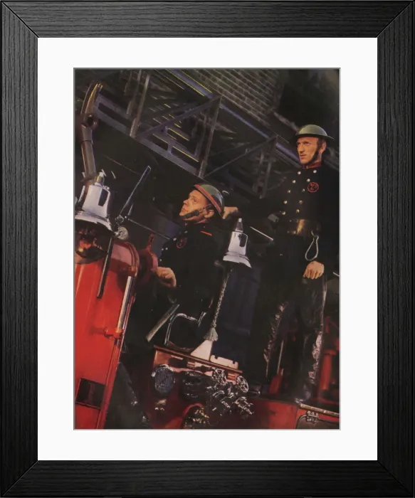 Framed Print : A Fire Engine with a Turntable Ladder-pump Framed Print : A Fire Engine with a Turntable Ladder-pump