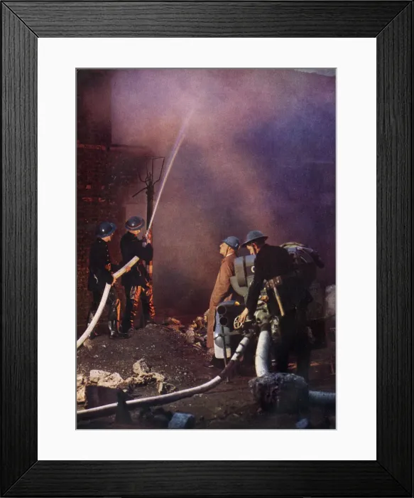 Framed Print : Fire Fighting Framed Print : Fire Fighting