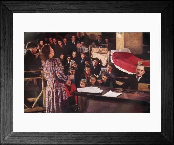 Framed Print : A Shelter Concert if the Crypt of a Church Framed Print : A Shelter Concert if the Crypt of a Church