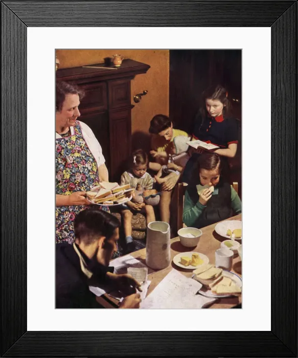 Framed Print : A Hostel for the bombed-out in Scotland Framed Print : A Hostel for the bombed-out in Scotland