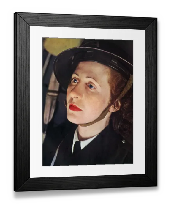 Framed Print : Portrait - An Ambulance Attendant