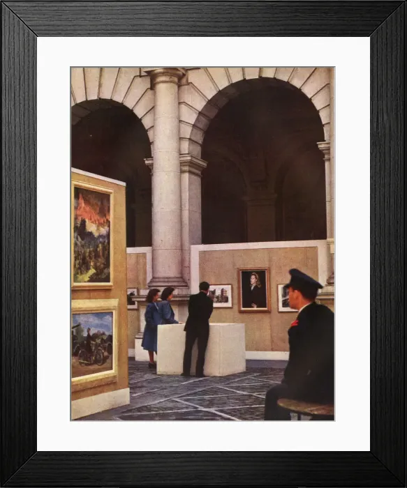 Framed Print : A Civil Defence Artists Exhibition Framed Print : A Civil Defence Artists Exhibition