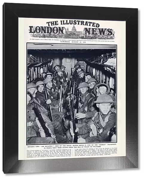 Cover of ILN 19 August 1939 - Troops in air transport