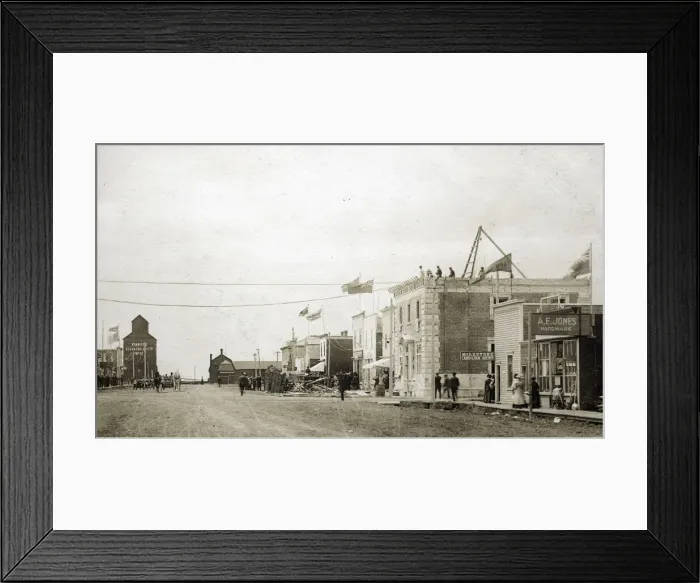 Framed Print : Milestone, southeast Saskatchewan, Canada Framed Print : Milestone, southeast Saskatchewan, Canada