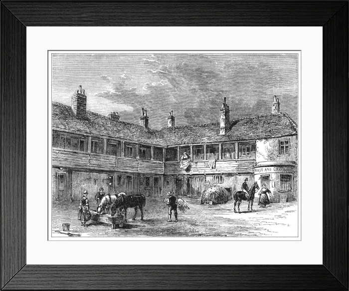 Framed Print : The Rose and Crown Framed Print : The Rose and Crown