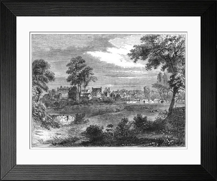 Framed Print : Kensington in 1750 Framed Print : Kensington in 1750