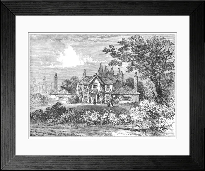 Framed Print : Mrs Siddons House 1800 Framed Print : Mrs Siddons House 1800