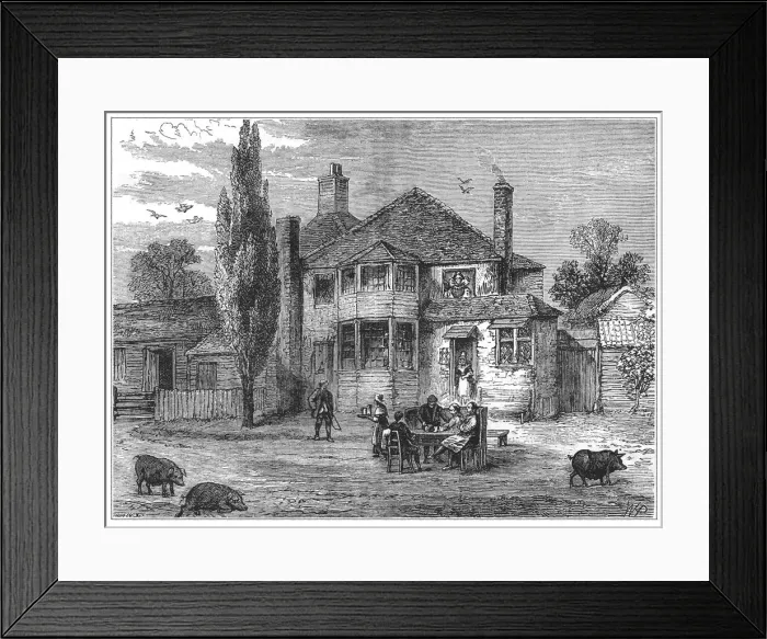 Framed Print : Queens Head and Artichoke