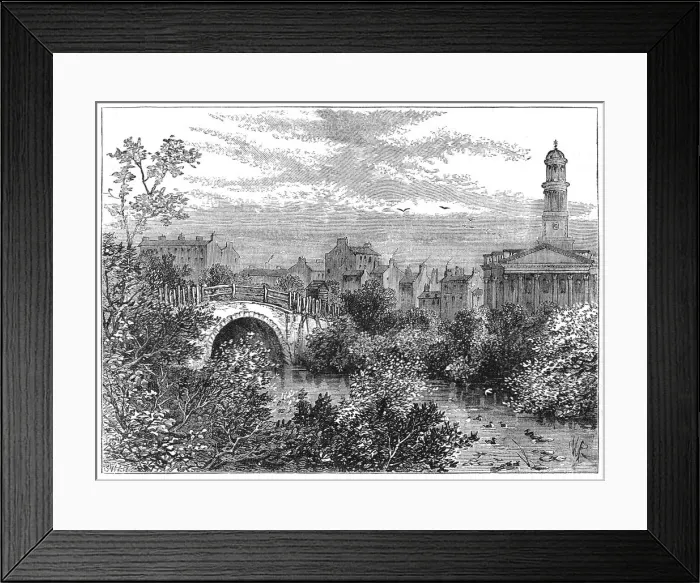 Framed Print : The Old Bridge Regents Park Framed Print : The Old Bridge Regents Park