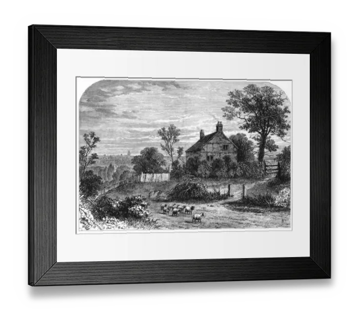 Framed Print : Sir Richard Steeles House Framed Print : Sir Richard Steeles House